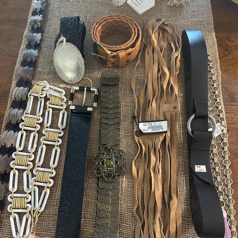 Talbots Black Belt Accessories